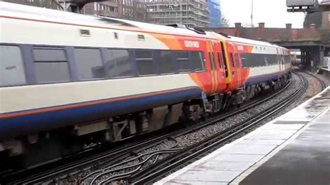 Class 158 Southwest Trains Departing Clapham Junction 13215 Youtube