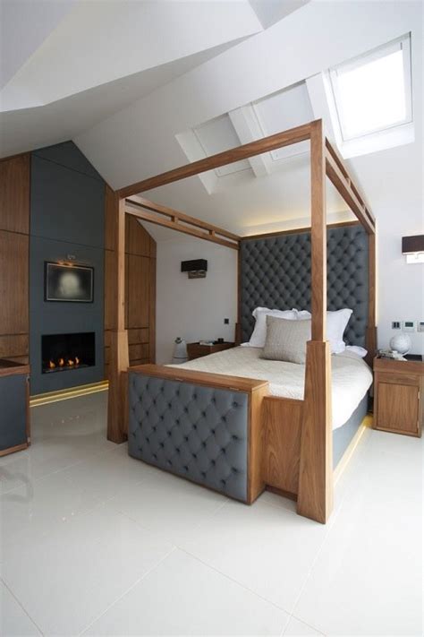 Masculine bedroom boy bed room decorating ideas leather headboard navy blue painted walls gallery art the glam pad. 8+ Masculine Bedroom Set Ideas For His Bedroom