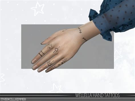 Wellella Hand Tattoos Patreon Sims 4 Tattoos Hand Tattoos Sims 4