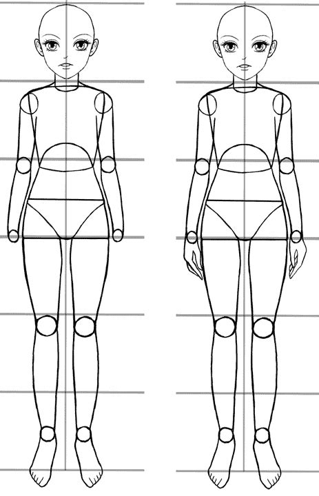 An Easy Anime Body Proportions Tutorial Manga Tuts