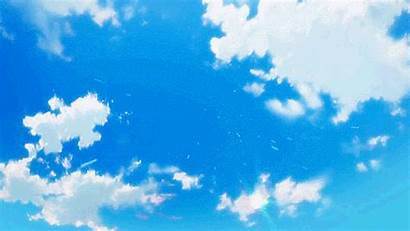 Anime Gifs Screencaps Sunrise Cloud Clouds Nuvem