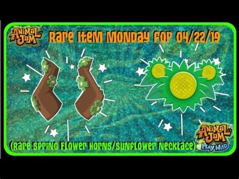 Use this code and get 750 gems. ANIMAL JAM/PLAY WILD: Rare Item Monday for 04/22/19 (Rare ...