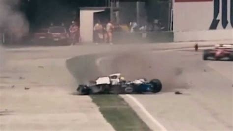 Ayrton Senna Crash 1994 Imola Stabilized Hd169 Zoomed Natural