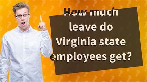 How much leave do Virginia state employees get? - YouTube
