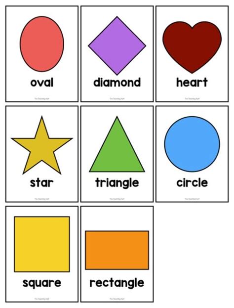 Shapes Game Cards Free Printable - The Teaching Aunt | Free preschool