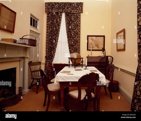 Interior Of Arlington House Once The Residence Of Robert E Lee