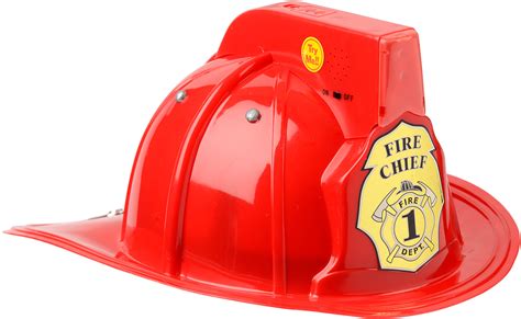 Jr Fire Chief Helmet Red Stevensons Toys