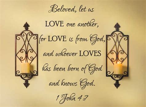 Vinyl Wall Decal Beloved Let Us Love One Another By Soundsayings