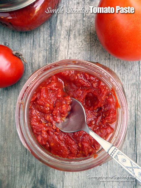 How to make tomato sauce. Simple Stovetop Tomato Paste | Sumptuous Spoonfuls