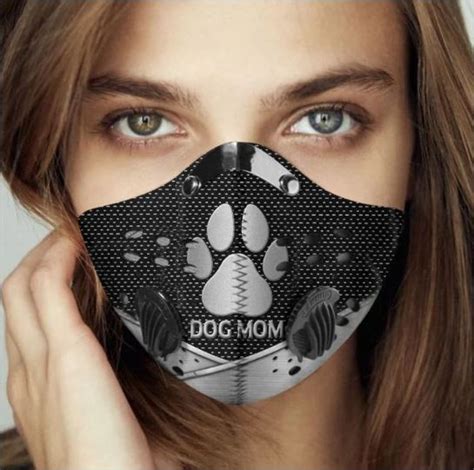 Dog Mom Filter Activated Carbon Face Mask Dnstyles Leesilk Shop
