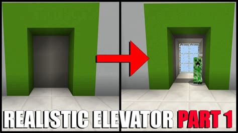 How To Make A 5 Floor Elevator In Minecraft