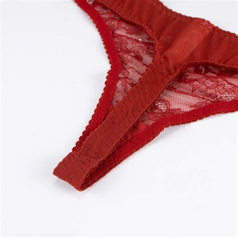 women sexy sheer bra thongs garter belt stocking with lace collar sexy lingerie ebay