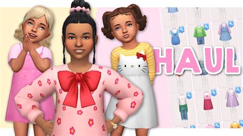 Cc Finds For Kids And Toddlers Sims 4 Custom Content Haul Maxis Match
