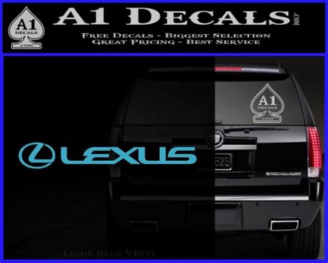 Lexus Decal Sticker Wide A1 Decals