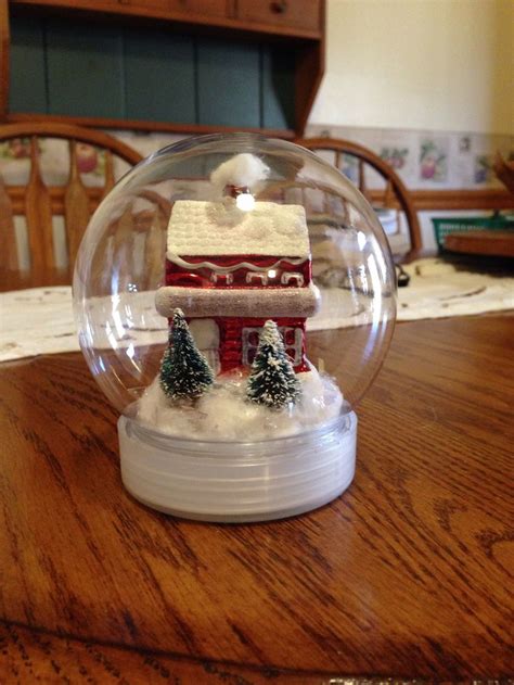 Homemade Snow Globe Plastic Snow Globes At Michaels Or Any Craft Store