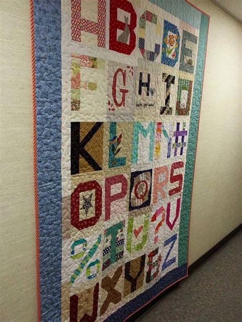 Get scrap happy and show off favourite fabrics with this . ?alphabet quilt pattern - Quiltingboard Forums