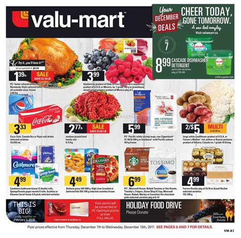 Valu Mart Flyer December 7 To 13