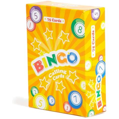 Buy 75 Sheets Paper Bingo Calling Cards Deck Set For Kids And Adults