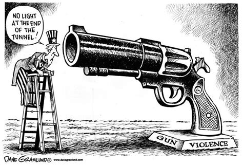 Gun Violence Continues Cartoon