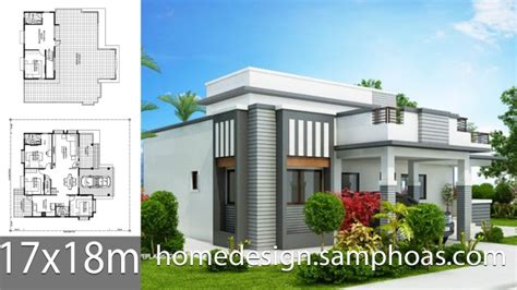 Modern House Design Plan 75x10m With 3beds Home Ideas
