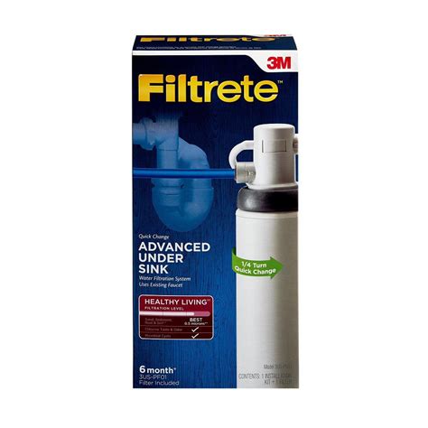20 x 25 x 4. Filtrete Under-Sink Advanced Water Filtration System-3US ...