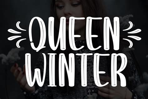 Queen Winter Font By Andikastudio · Creative Fabrica