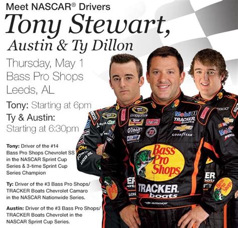 To become a nascar driver, it doesn't necessarily mean that one has to depend on his raw racing talent. This Thursday! Meet NASCAR's Tony Stewart, Austin Dillon ...
