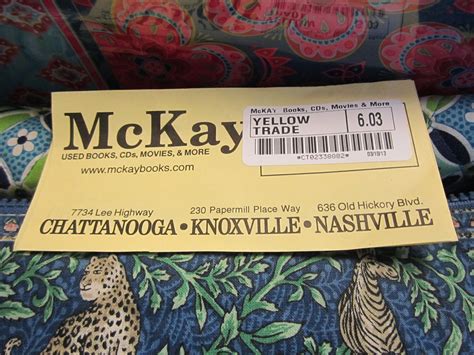 I noticed that mckays has relocated their incoming location where books, etc are brought in to the store and everyone inside was wearing a mask. Frugal Workshop: McKay Used Books