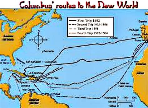 Columbus And The Great Discovery By Learn Our History Columbus Map