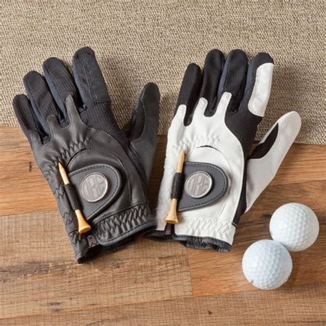 Personalized Leather Golf Glove With Magnetic Ball Marker