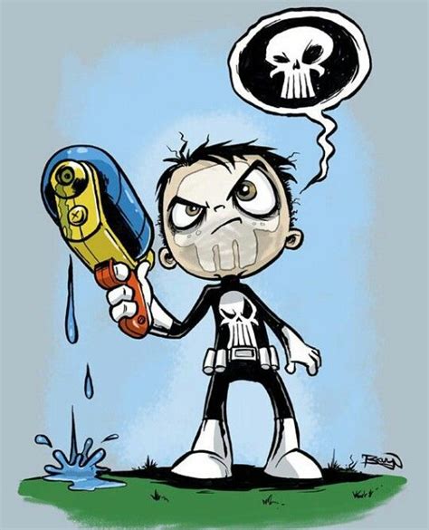 Chibi Punisher By Craig Bruyn Graffiti Characters Punisher Art