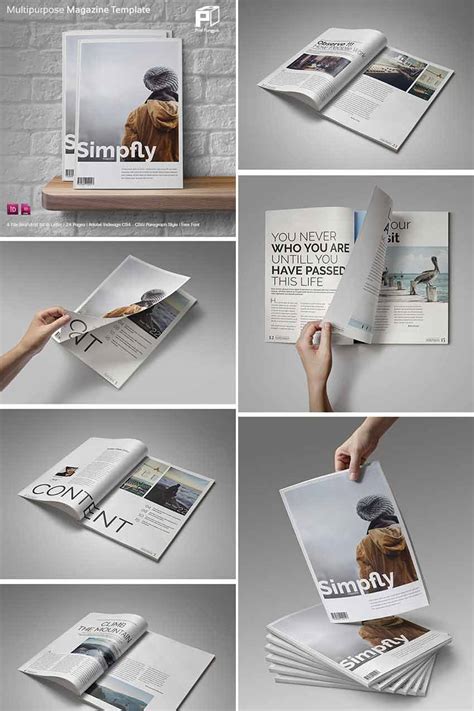 Magazine Templates With Creative Print Layout Designs