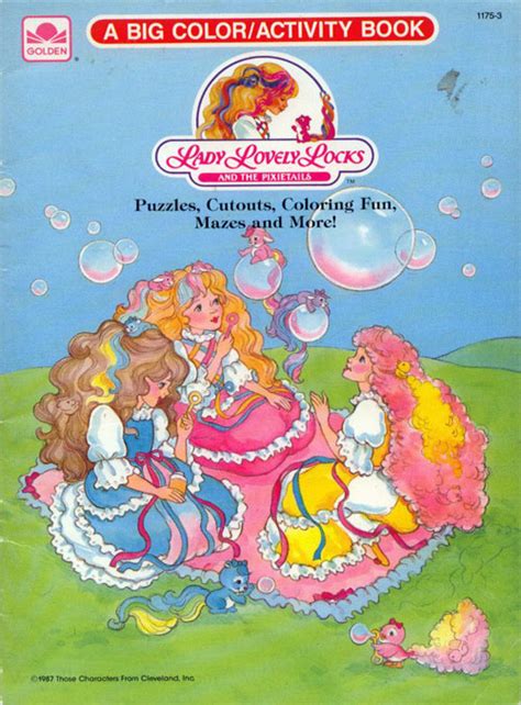 Lady Lovelylocks And The Pixietails Coloring And Activity Book 1987