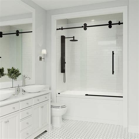 the best glass shower doors for your tub — trubuild construction