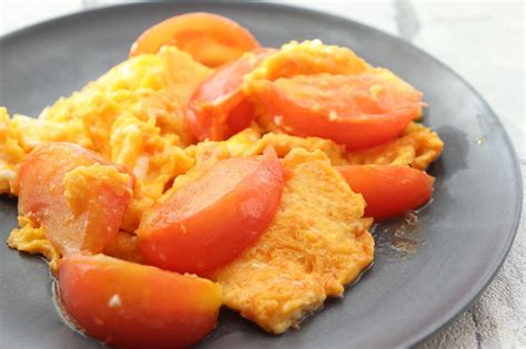 Chinese Stir Fried Tomato And Egg Recipe That Colors The Table In 10