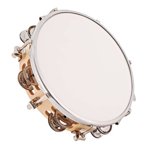 Classically the term tambourine denotes an instrument with a drumhead, though some variants may not have a head. Tunable Tambourine by Gear4music, 8" | Gear4music