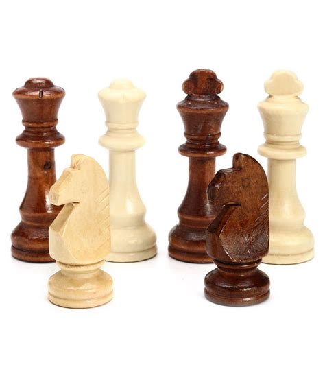 New Wooden International Chess Set 32 Pieces 6 Different Size Available