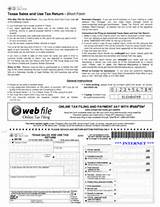 State Sales Tax Texas Webfile