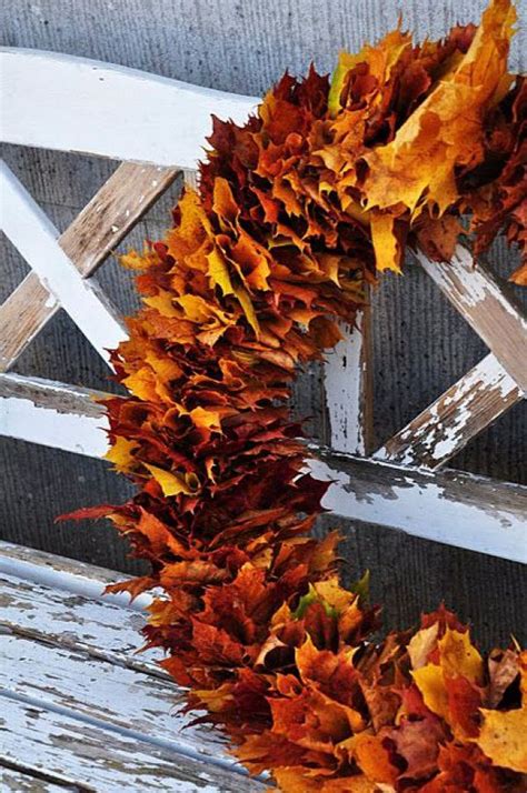 Őszindító dekorációk színes Ötletek fall leaf wreaths fall wreaths wreaths
