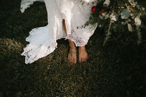 Barefoot Bride With Foot Jewelry