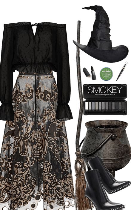 Witch Chic Outfit Shoplook Modern Witch Outfit Witch Aesthetic Outfit Modern Witch Fashion