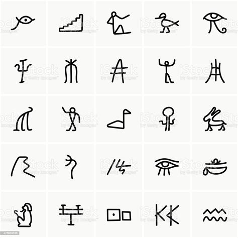Ancient Symbols stock vector art 476633536 | iStock