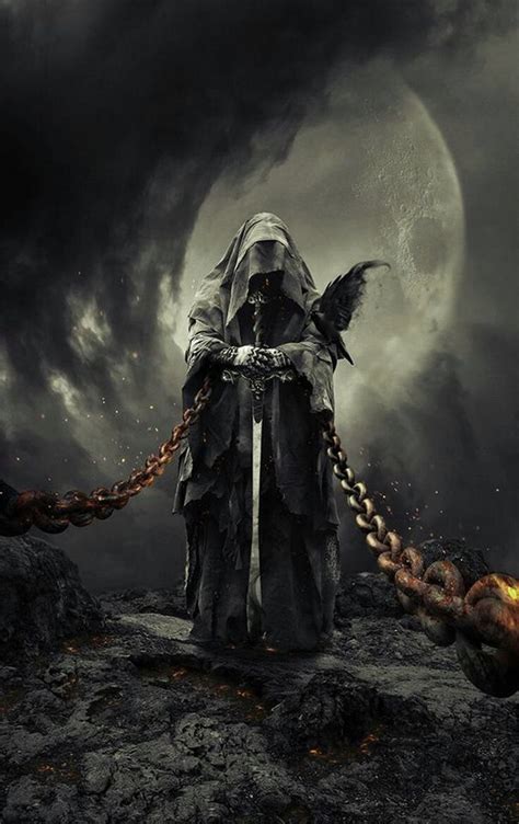 Pin By Mdt On Fantasy Grim Reaper Art Horror Art Dark Fantasy