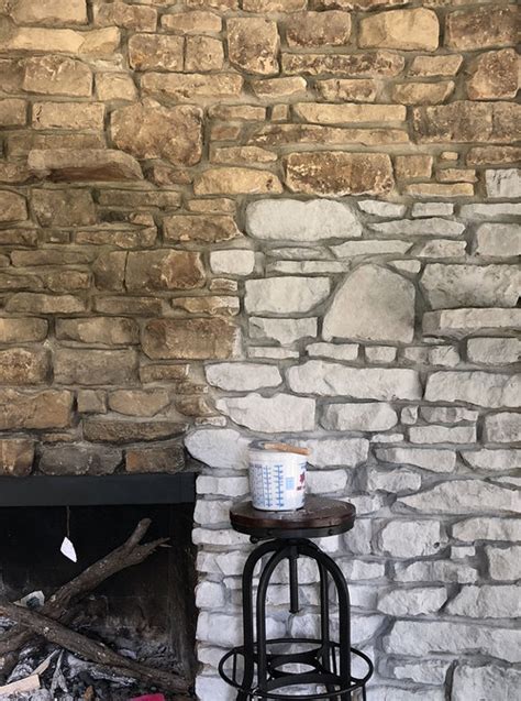 How To Paint A Stone Fireplace Techniques For Updating Your Stone