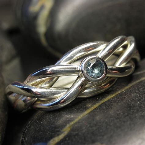 Maybe you would like to learn more about one of these? Infinity Puzzle ring in sterling silver with natural ...
