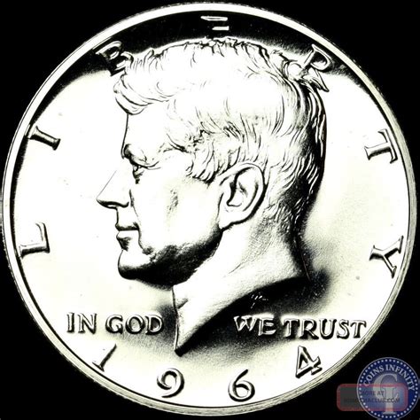 1964 Gem Proof Silver Kennedy Half Dollar Dcam