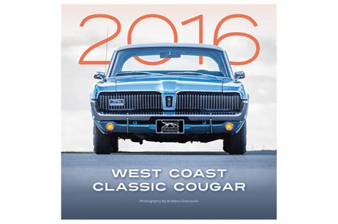 2016 Classic Cougar Calendar From Wccc Classic Cougar Community