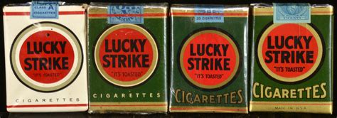Sold Price Vintage Lucky Strike Unopened Cigarette Pack Collection