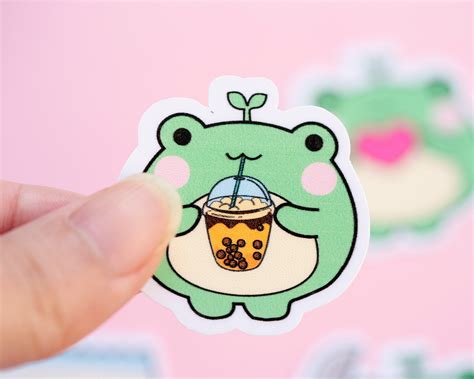 Froggy Sticker Bundle Cute Frog Stickers Cottagecore Kawaii Etsy