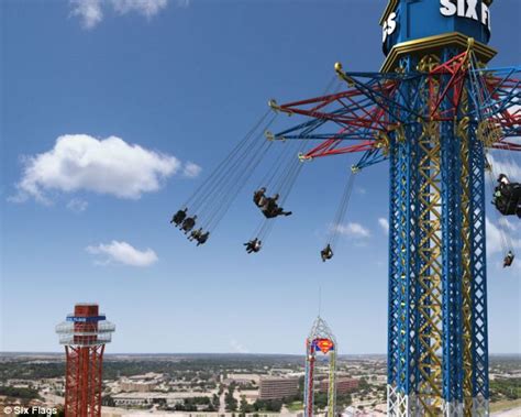 Six Flags Over Texas Amusement Park Worlds Highest Swing Ride Opens